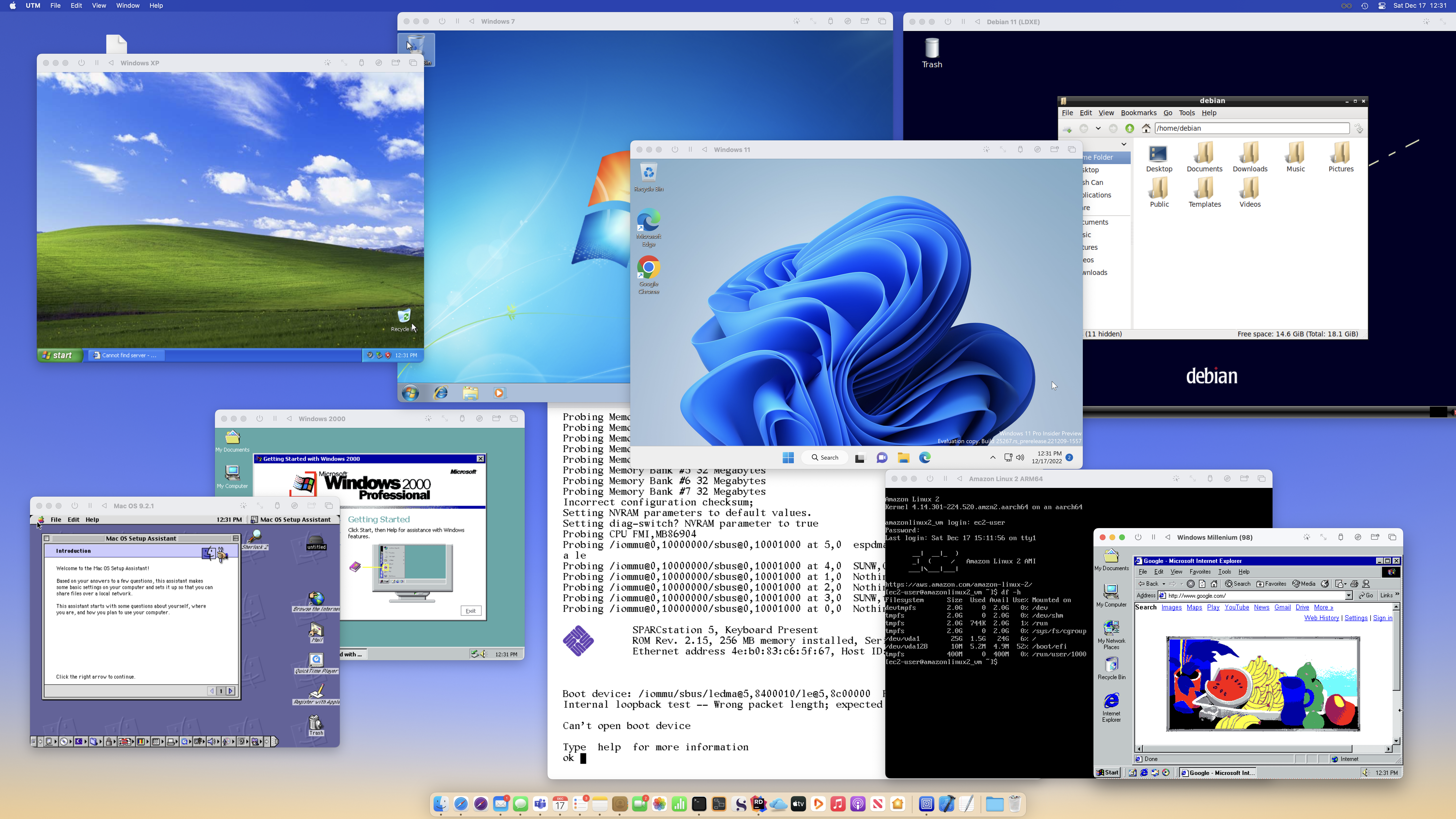All the operating systems at once!